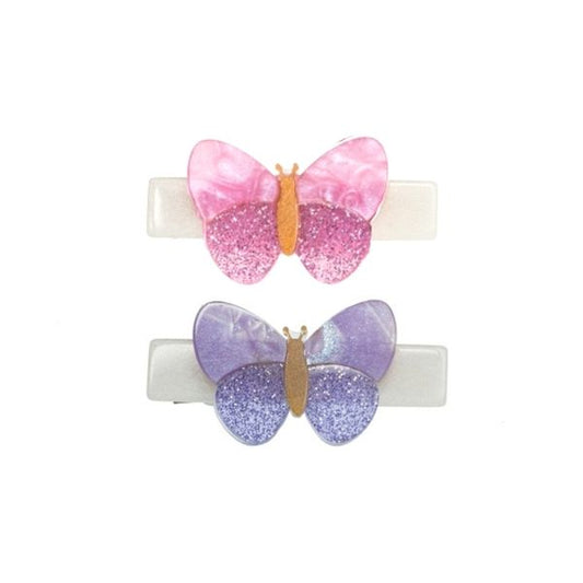 Dupla Hairclip Borboletas