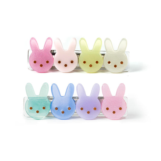 Dupla Hairclip Coelhinhos Coloridos