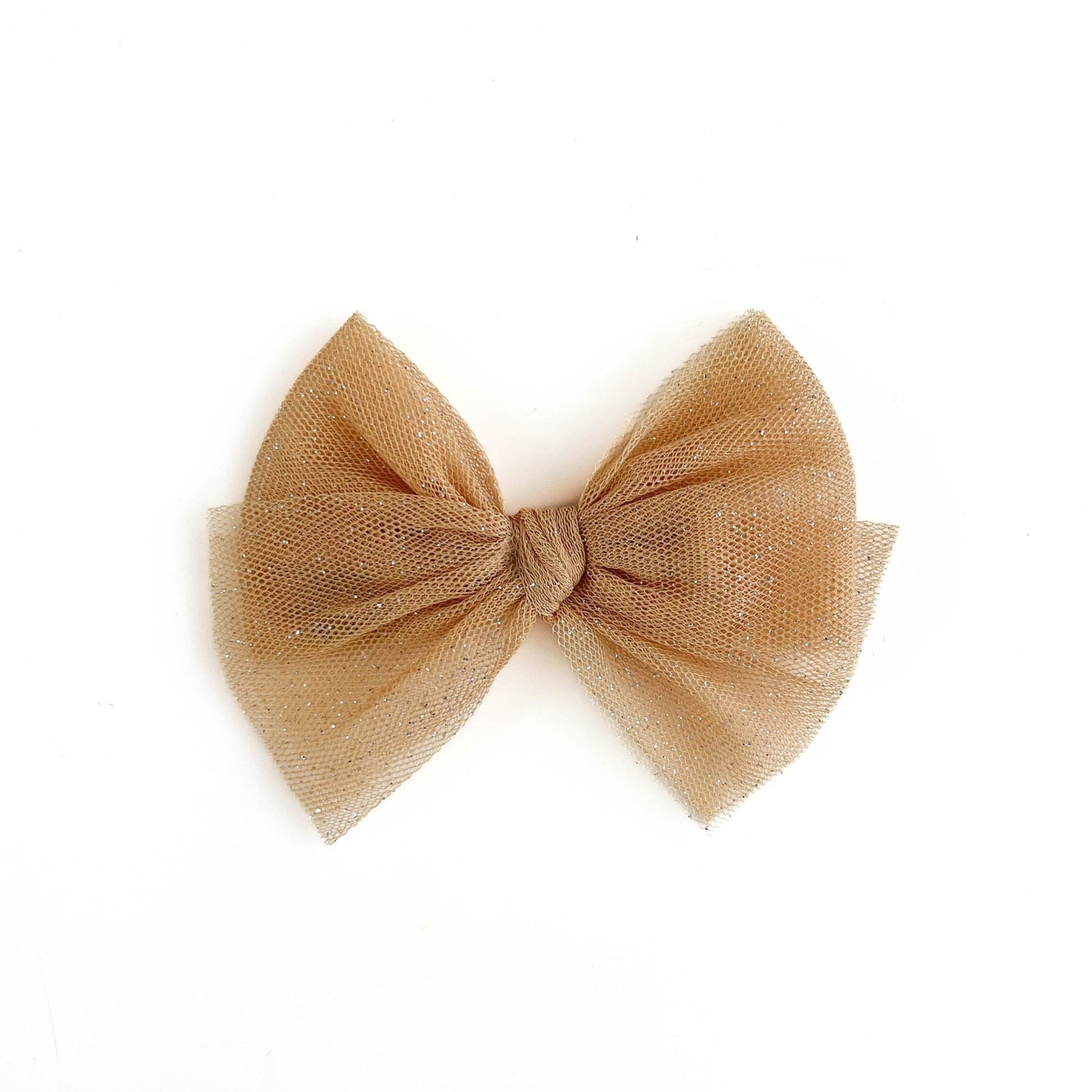 Laço Festa Tule Dourado | Unidade - Yoyo Bow Club