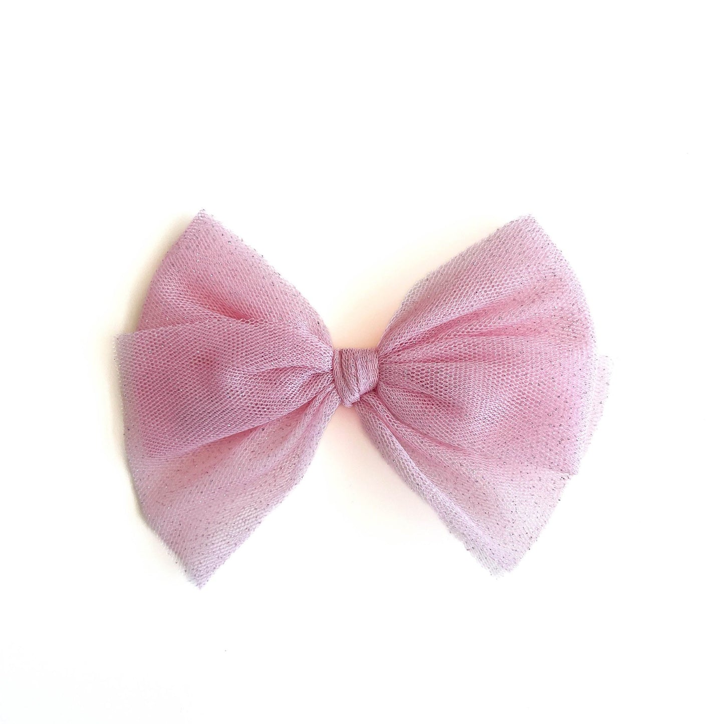 Laço Festa Tule Rosa Moranguinho | Unidade - Yoyo Bow Club