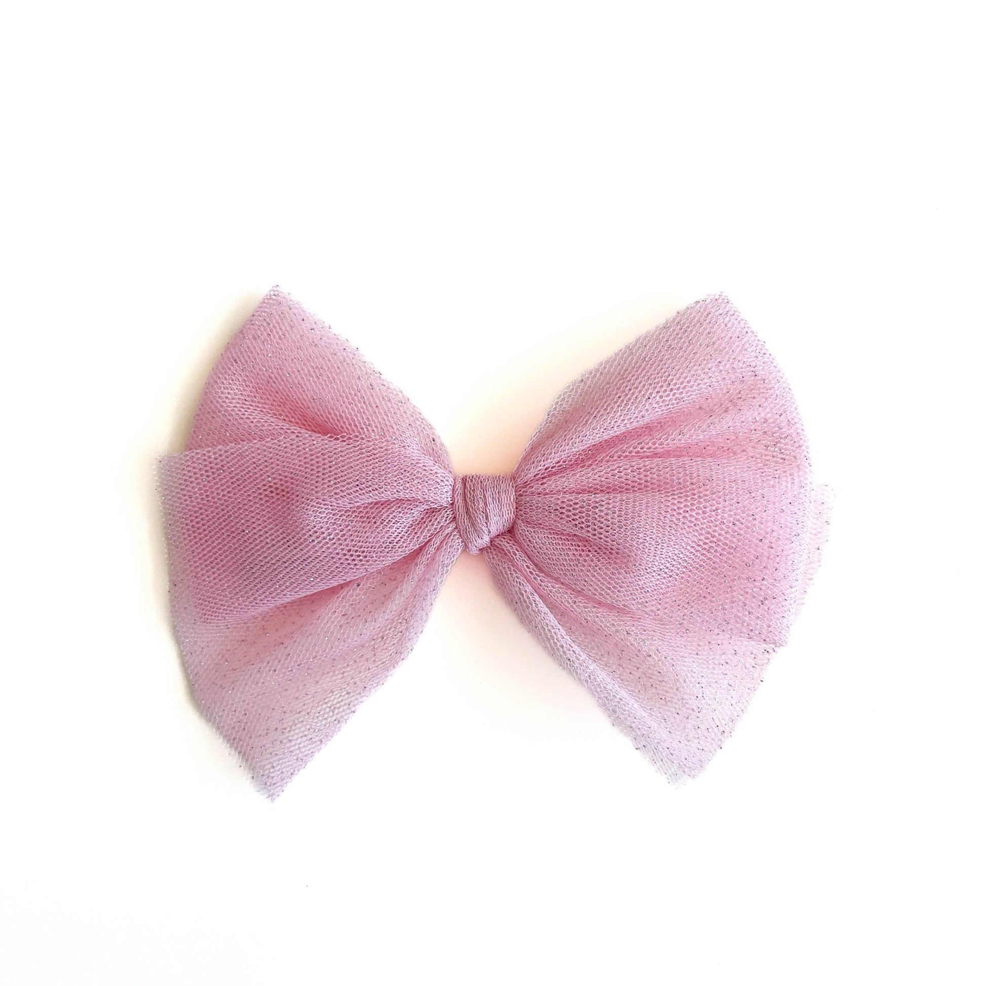 Laço Festa Tule Rosa Moranguinho | Unidade - Yoyo Bow Club