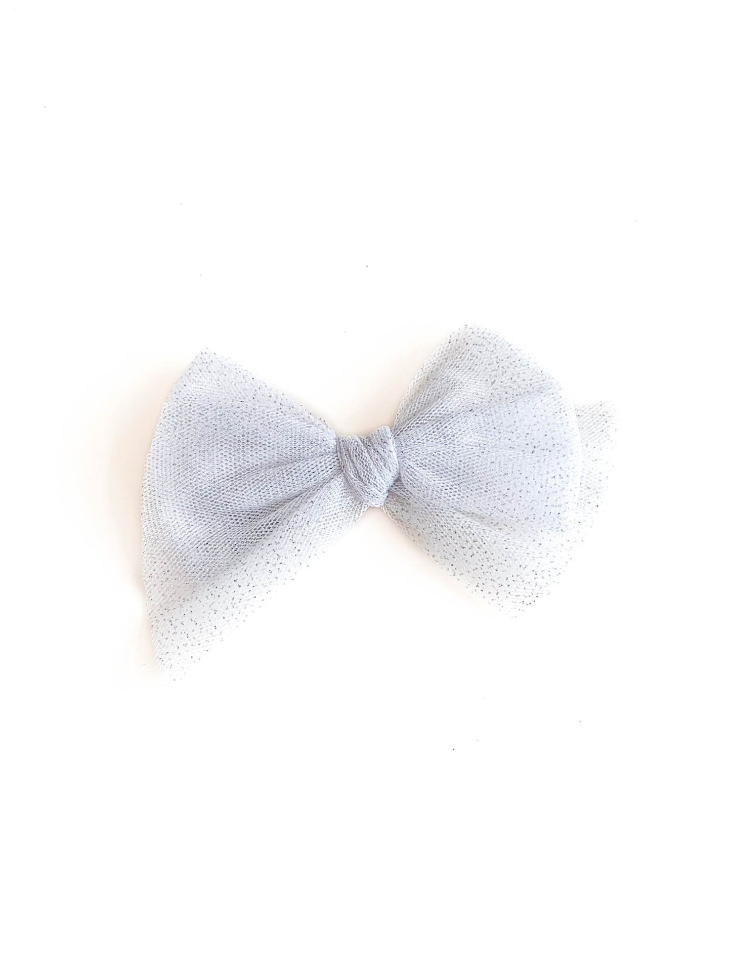 Laço Festa Tule White Snow | Unidade - Yoyo Bow Club