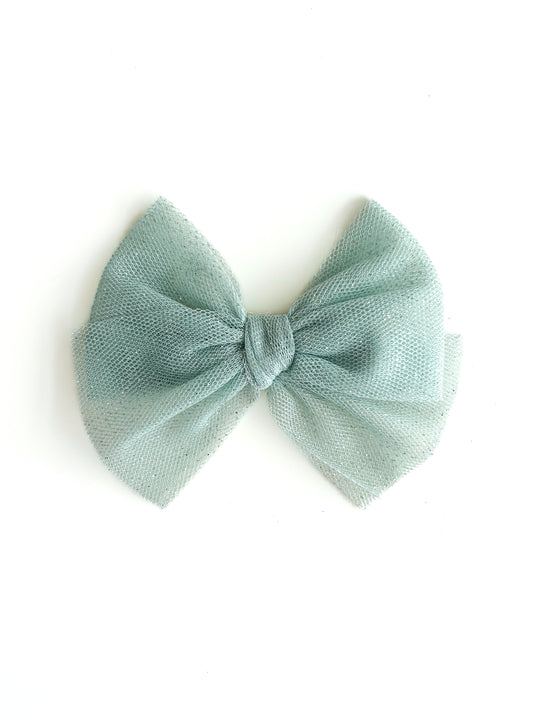 Laço Festa Tule Verde Menta | Unidade