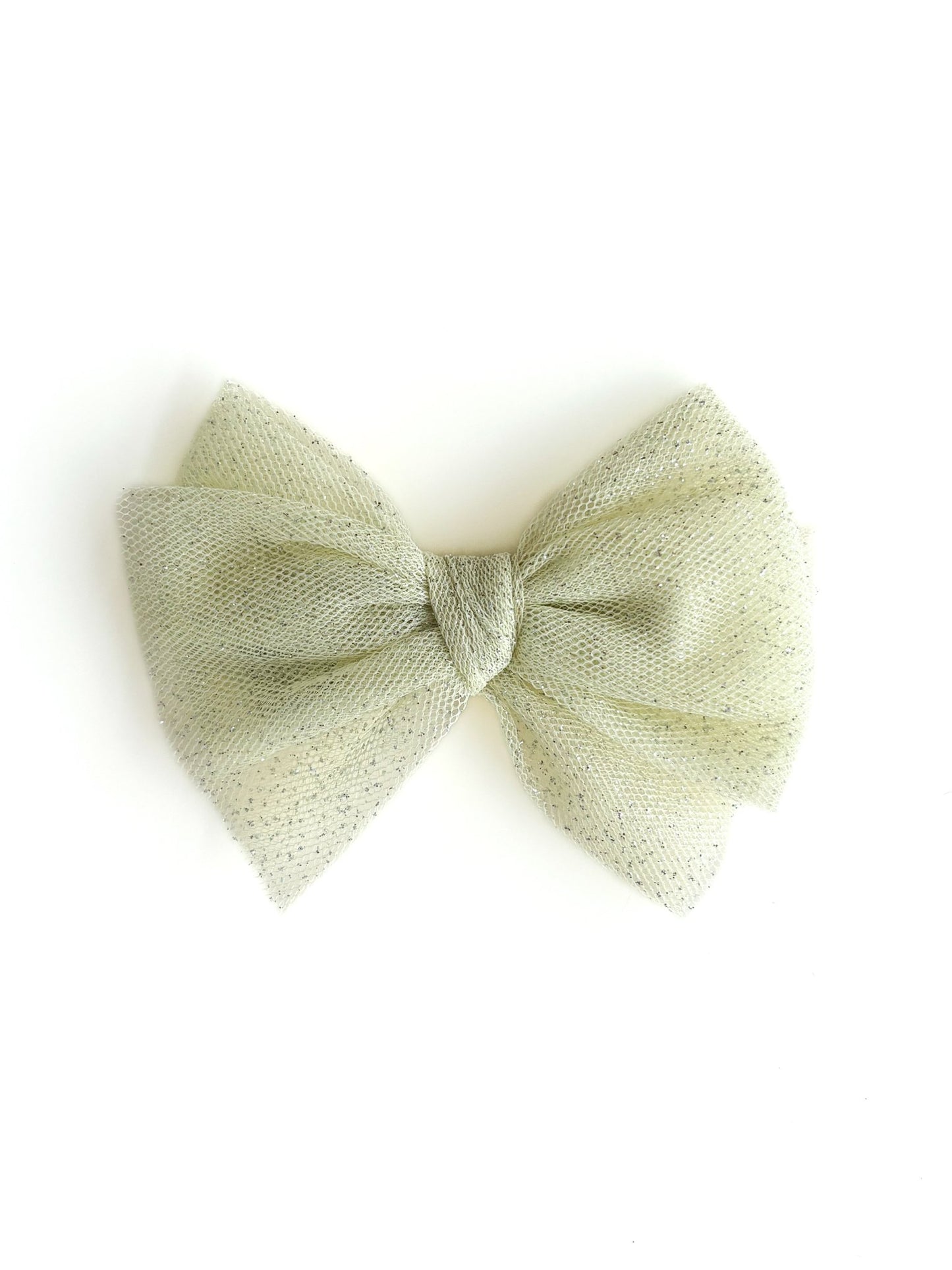 Laço Festa Tule Amarelo Lima | Unidade - Yoyo Bow Club