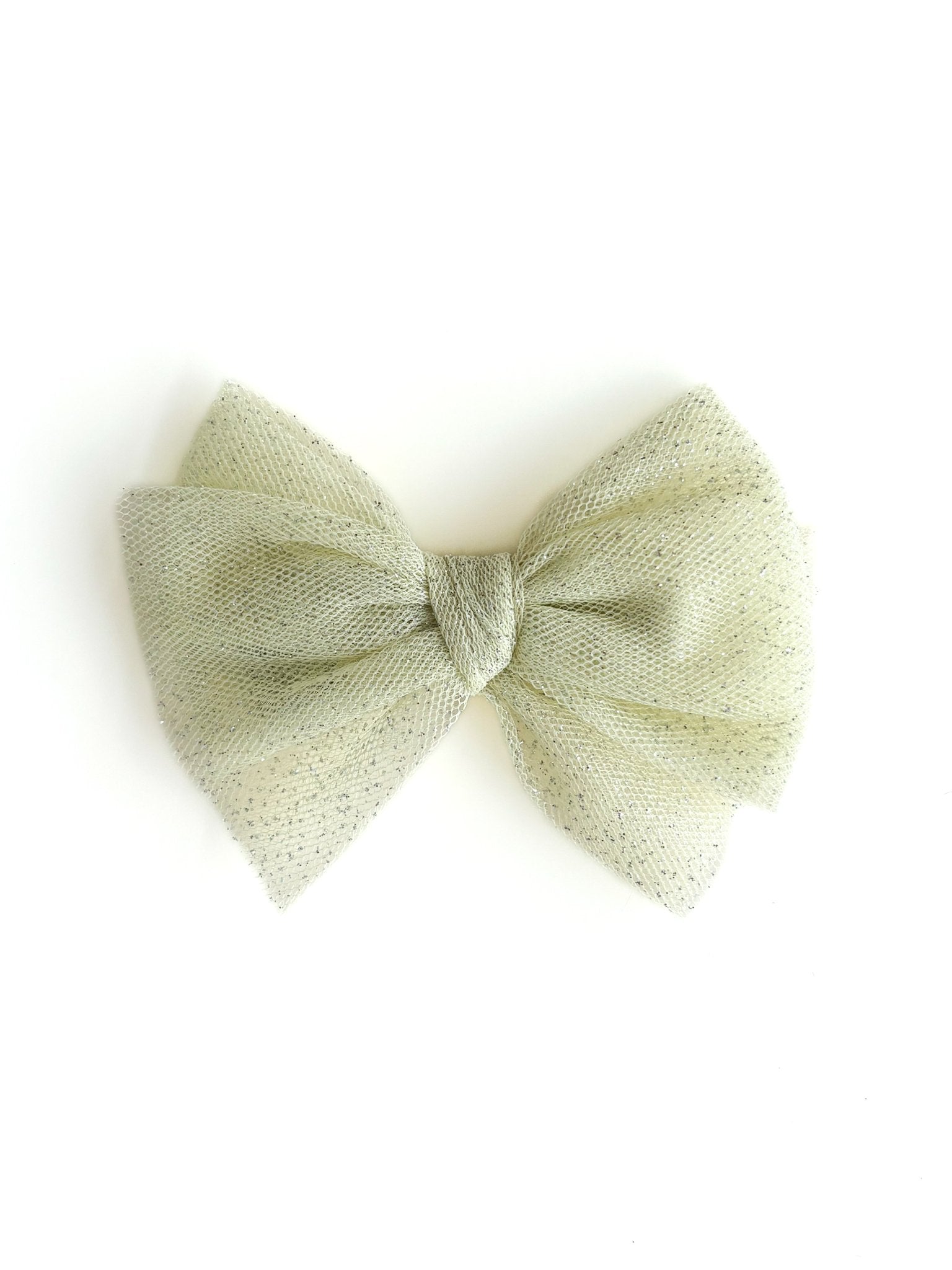 Laço Festa Tule Amarelo Lima | Unidade - Yoyo Bow Club