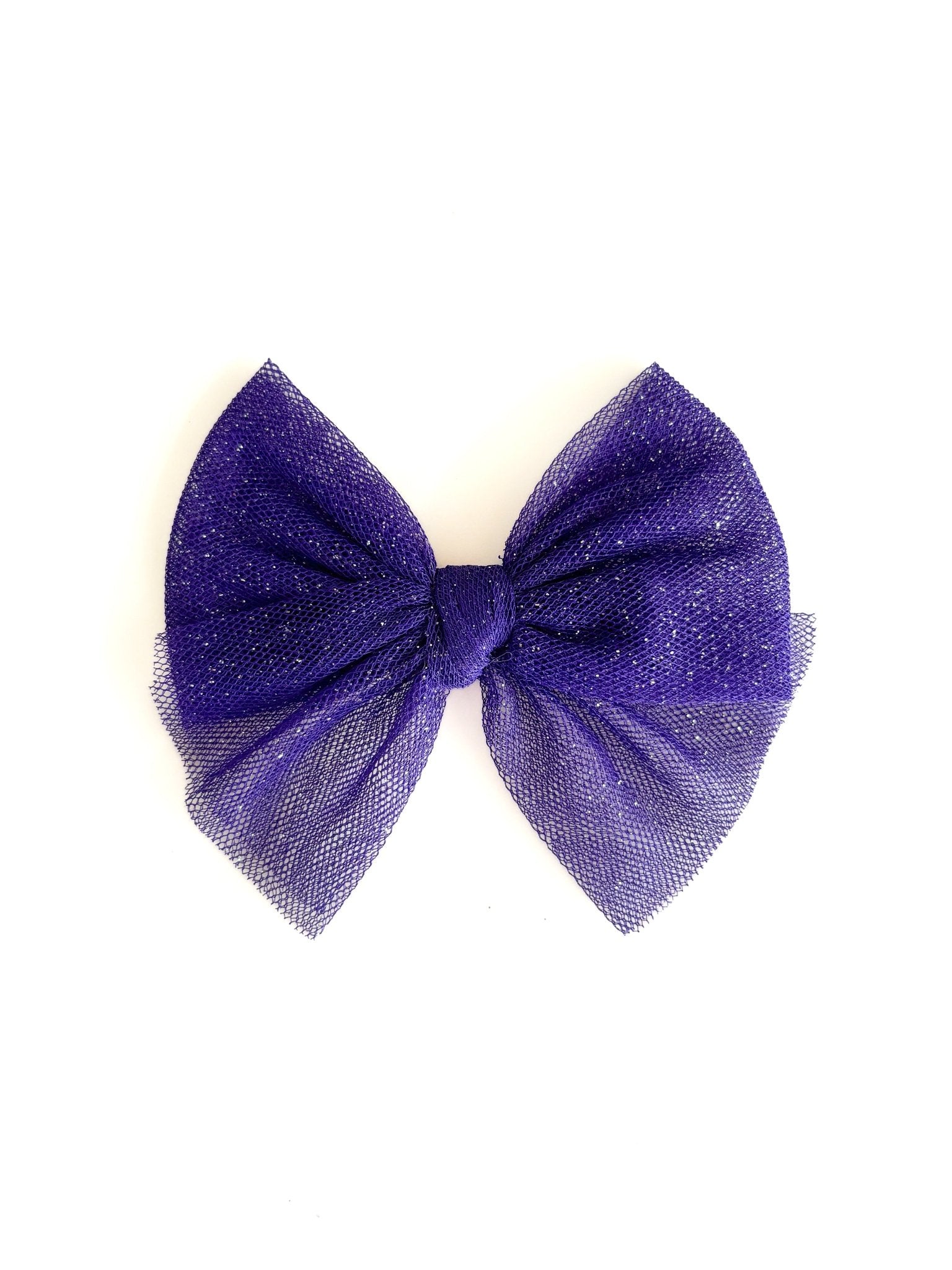 Laço Festa Tule Roxo | Unidade - Yoyo Bow Club