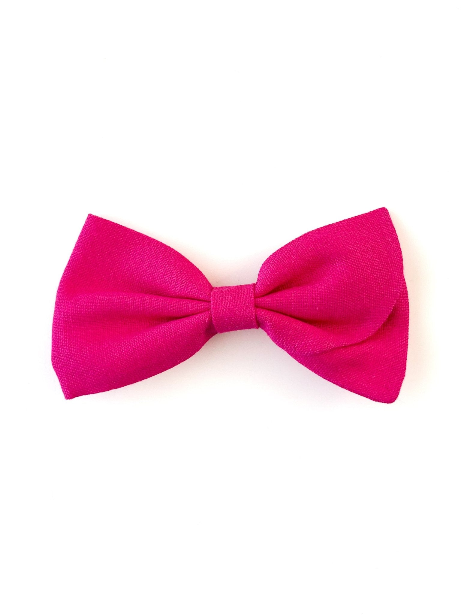 Laço Malu Linho Rosa Barbie | Unidade - Yoyo Bow Club