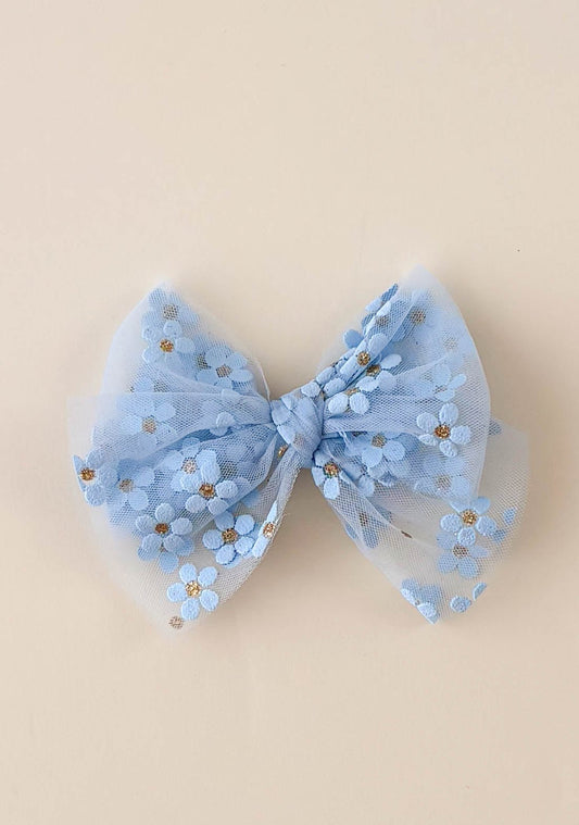 Laço Tule Florzinha | Unidade - Yoyo Bow Club