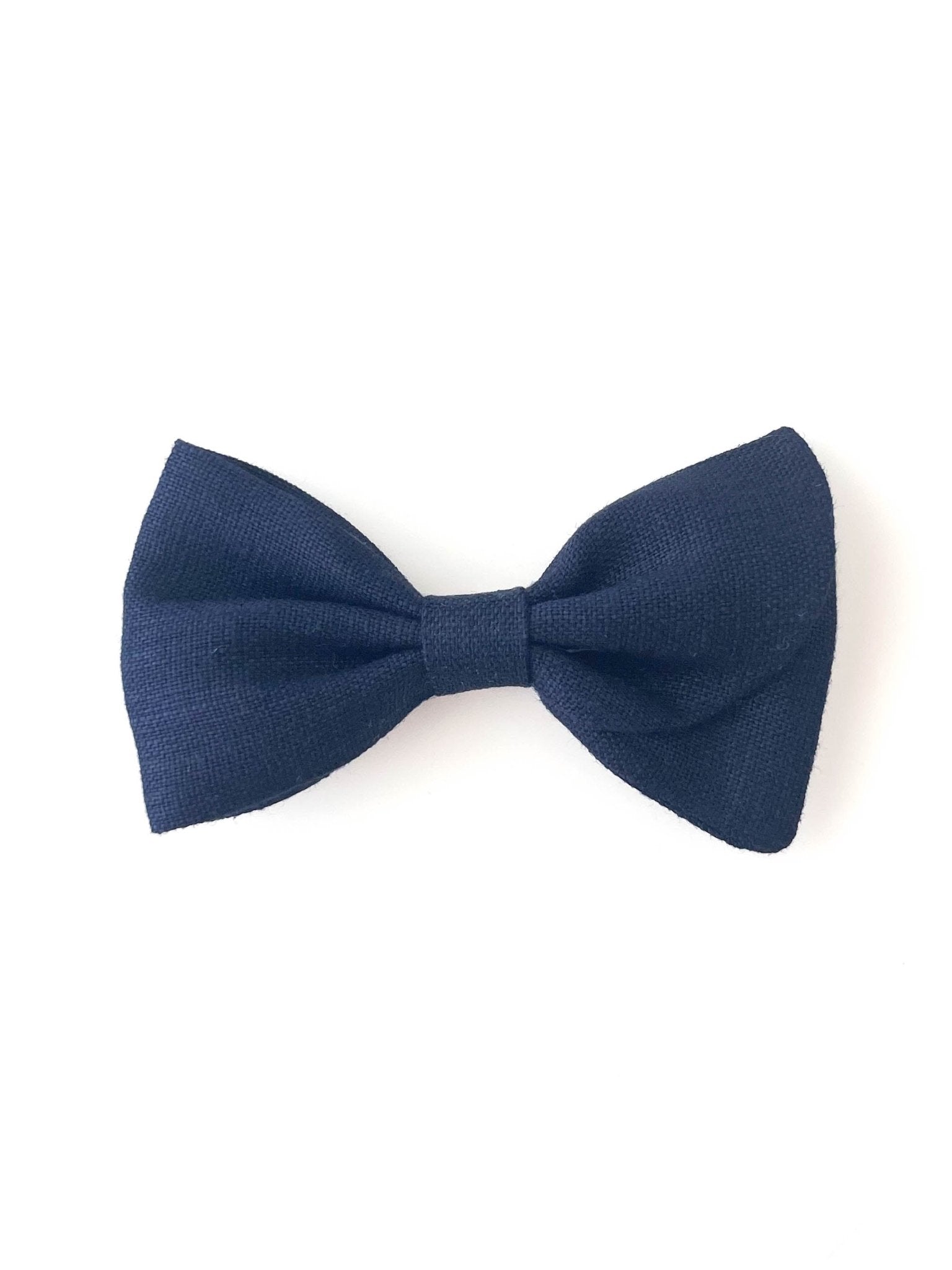 Laço Malu Linho Azul Marinho | Unidade - Yoyo Bow Club