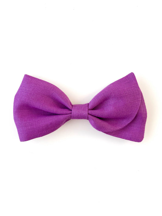 Laço Malu Linho Roxo Manaca | Unidade