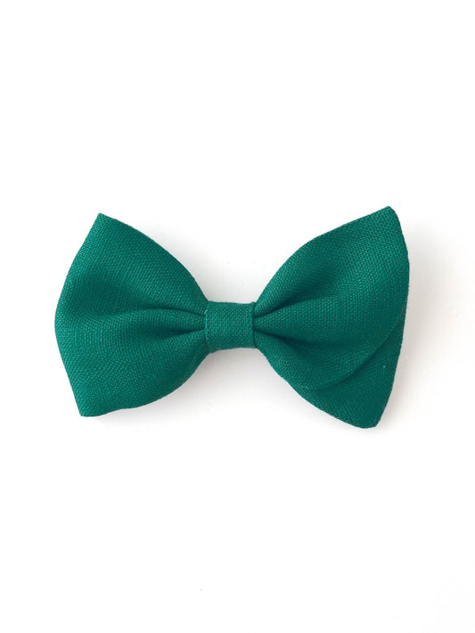 Laço Malu Linho Verde Selvagem | Unidade - Yoyo Bow Club