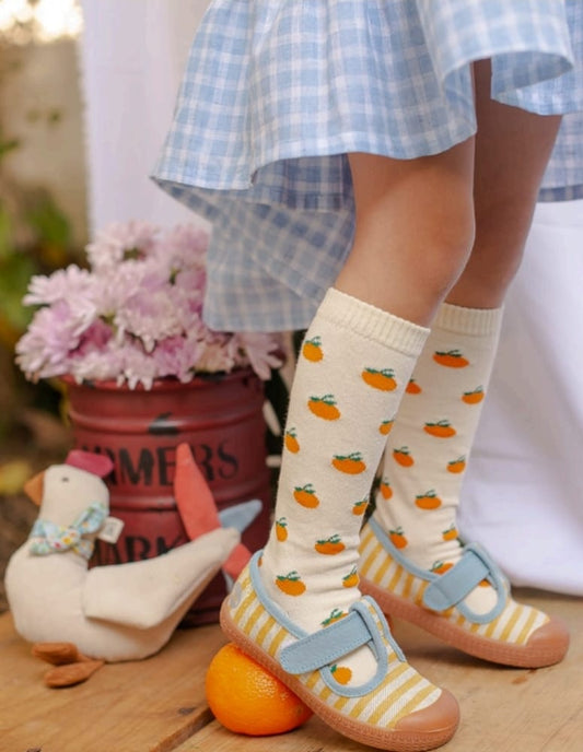 Meia Laranjinha | Farmcore - Yoyo Bow Club