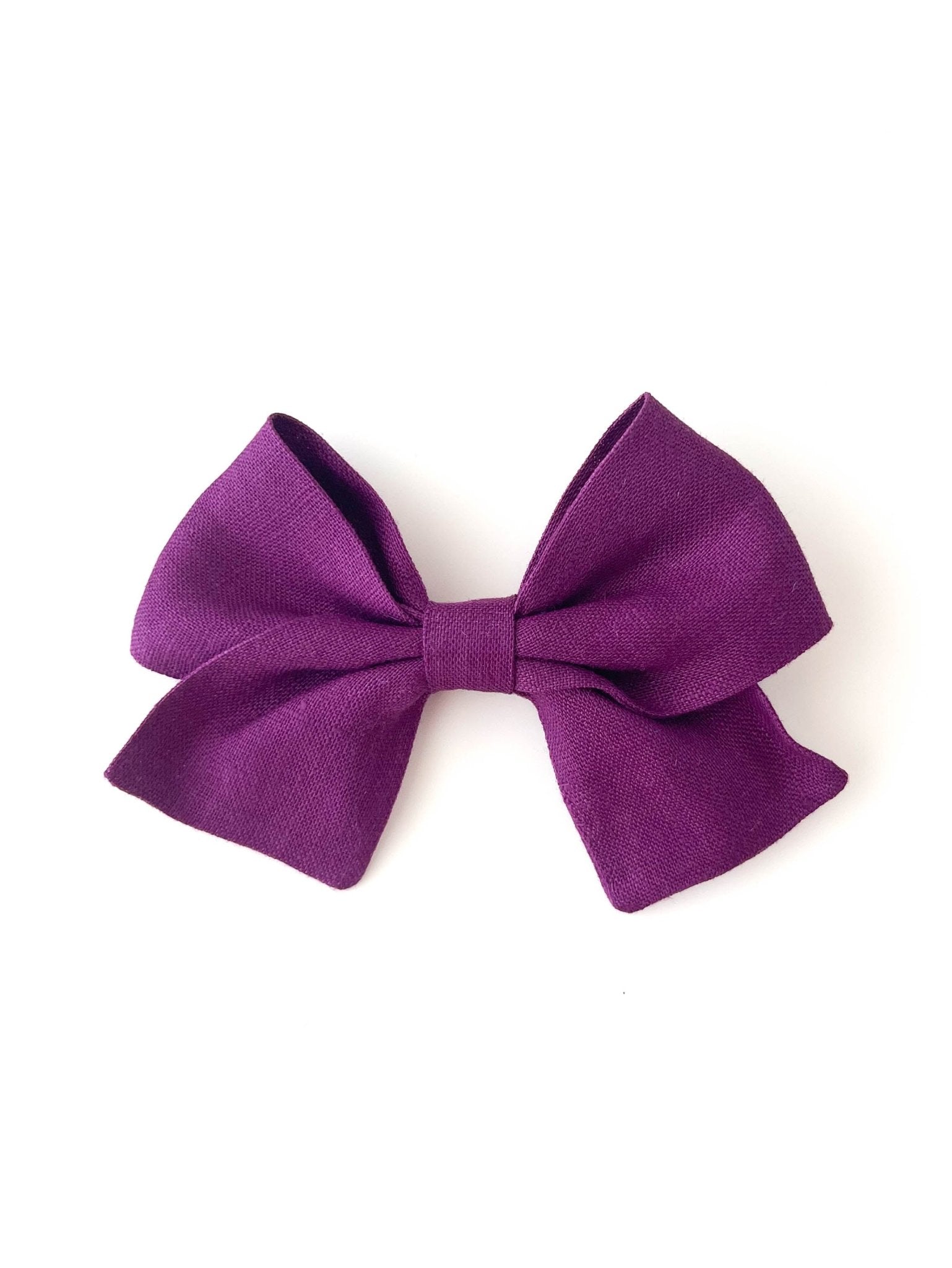 Laço Nina Linho Açai | Unidade - Yoyo Bow Club