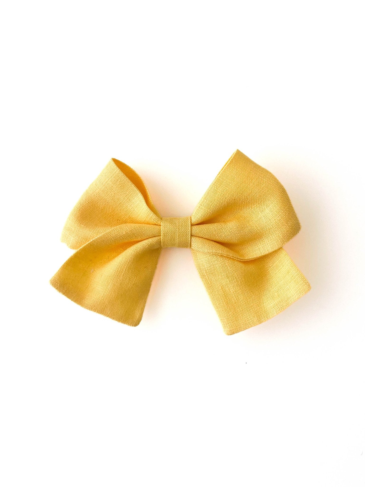 Laço Nina Linho Amarelo Physalis | Unidade - Yoyo Bow Club