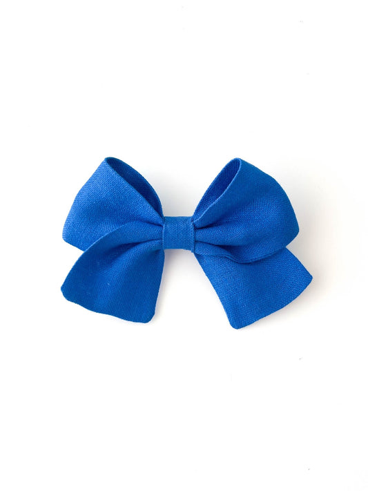 Laço Nina Linho Azul Surf | Unidade - Yoyo Bow Club