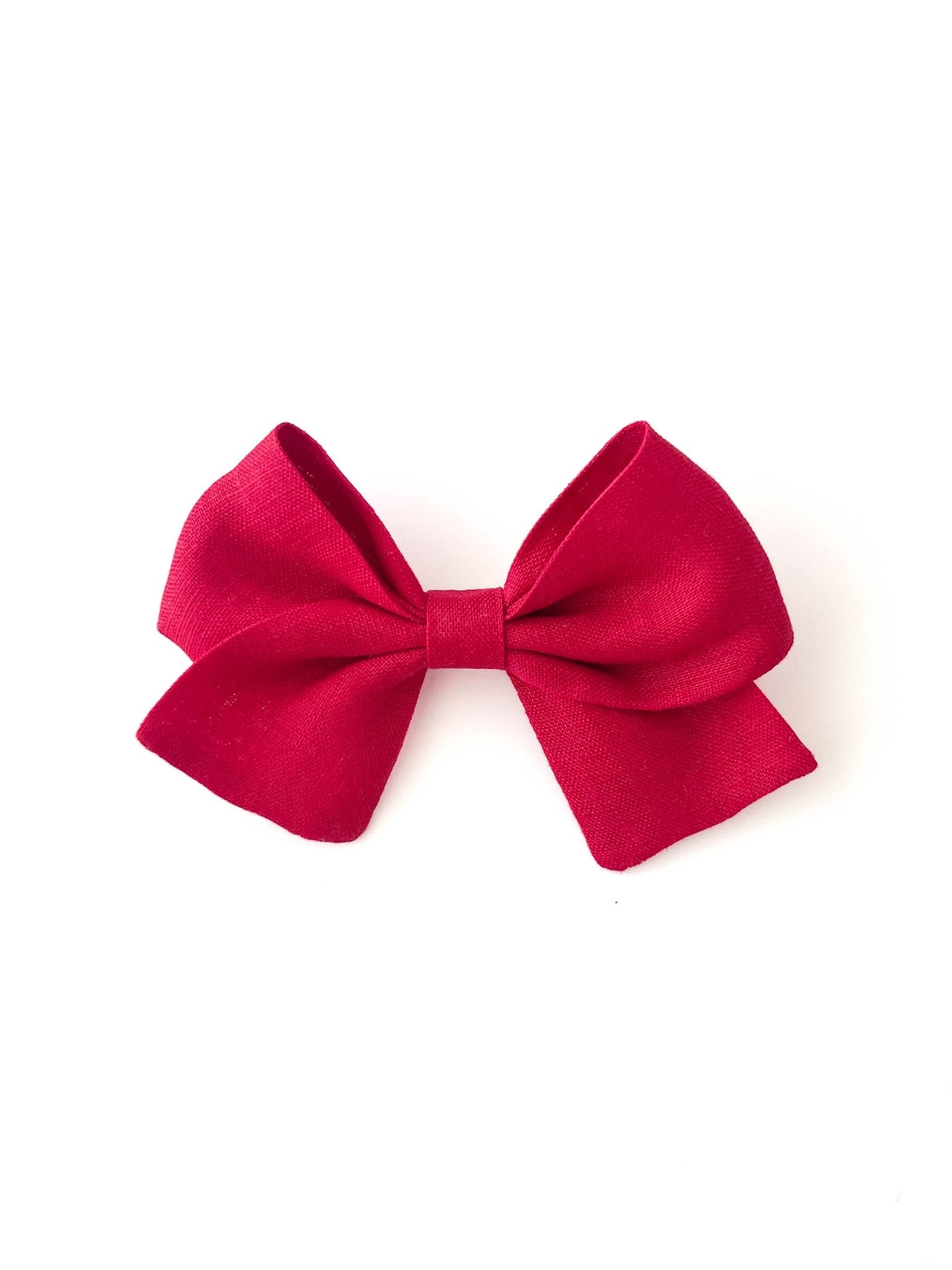 Laço Nina Linho Vermelho Paixão | Unidade - Yoyo Bow Club