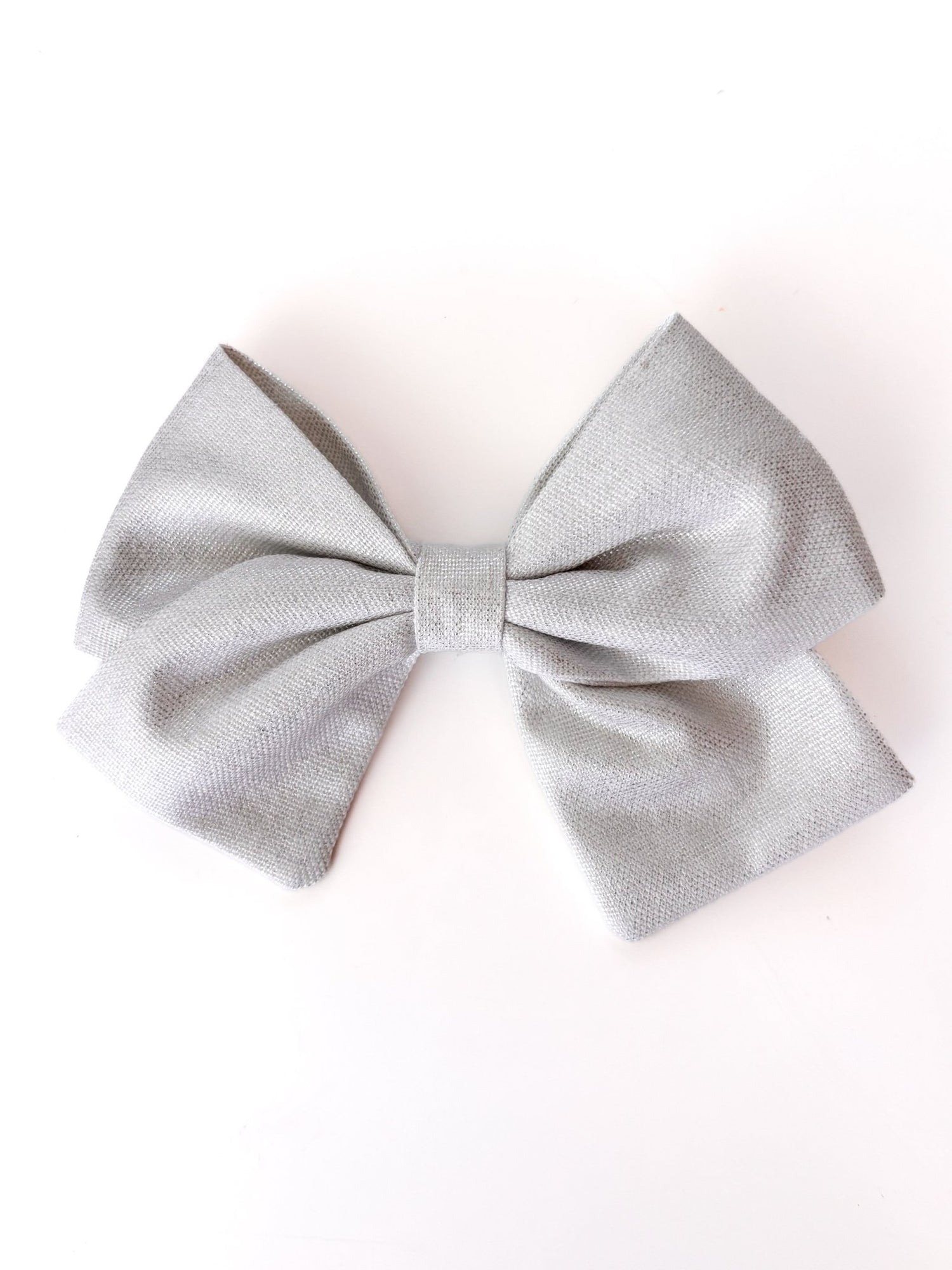 Laço Nina Prata Vintage - Yoyo Bow Club