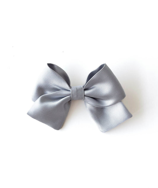 Laço Nina Zibeline Prata | Unidade - Yoyo Bow Club