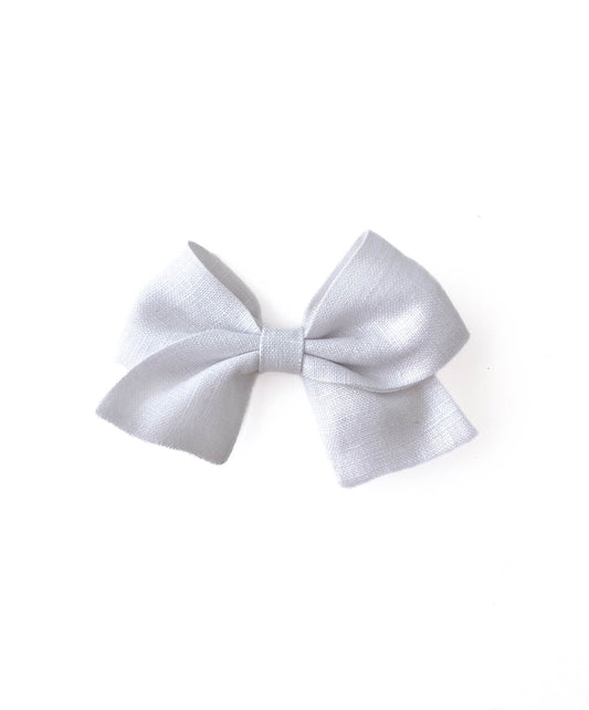 Laço Nina Linho Branco Dia | Unidade - Yoyo Bow Club
