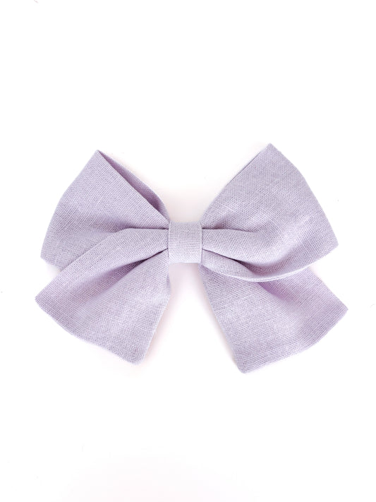 Laço Nina Linho Lilac Snow | Unidade