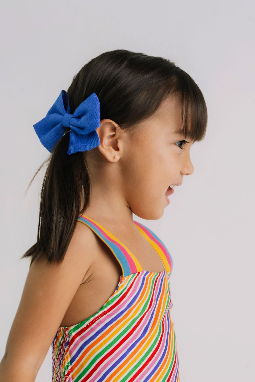 Laço Nina Linho Azul Surf | Unidade - Yoyo Bow Club