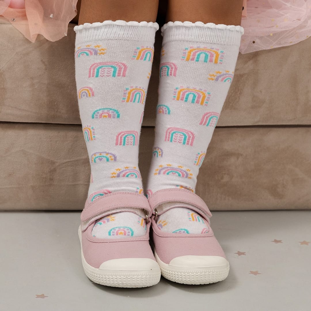 Meia Arco Iris | Magic - Yoyo Bow Club