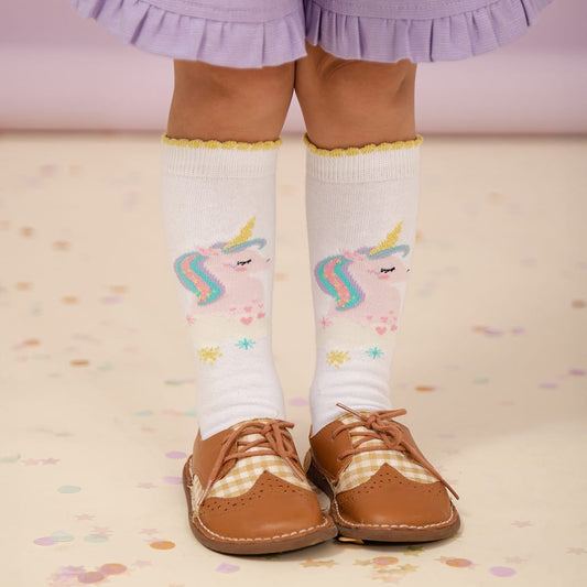 Meia Unicornio Lurex | Magic - Yoyo Bow Club