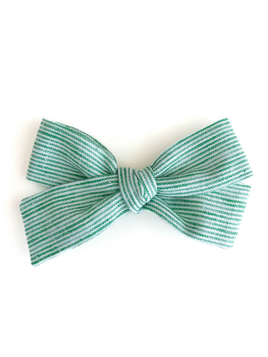 Laço Tata Linhas Verde - Yoyo Bow Club