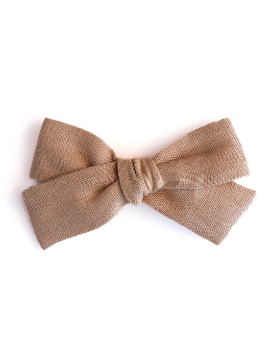 Laço Tata Linho Deserto | Unidade - Yoyo Bow Club