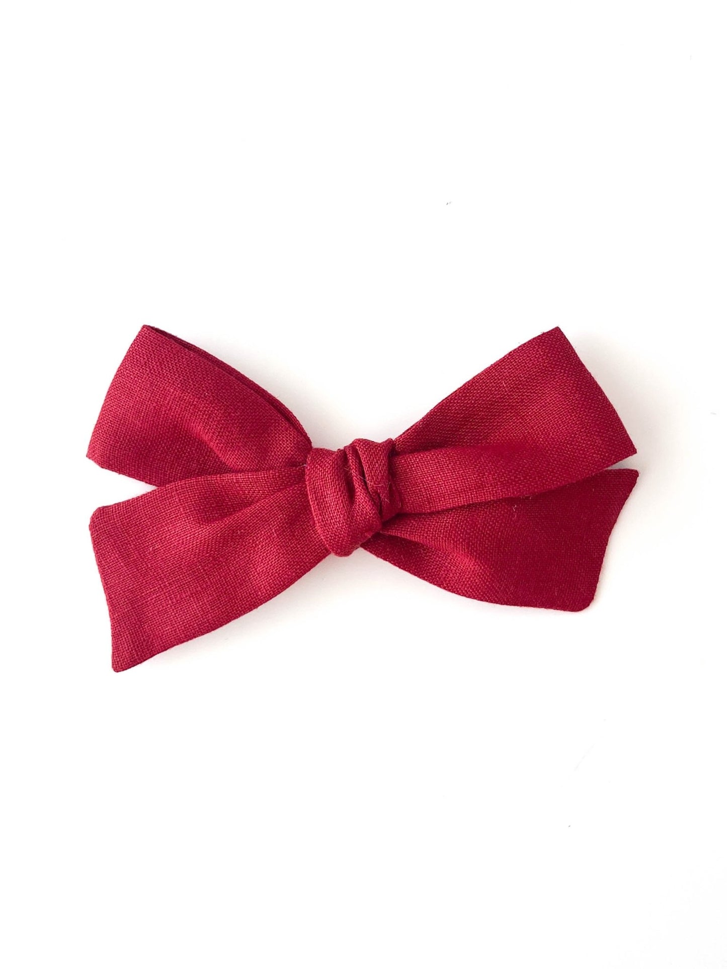 Laço Tata Linho Ketchup | Unidade - Yoyo Bow Club