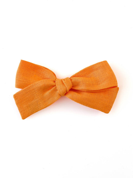 Laço Tata Linho Mango | Unidade - Yoyo Bow Club