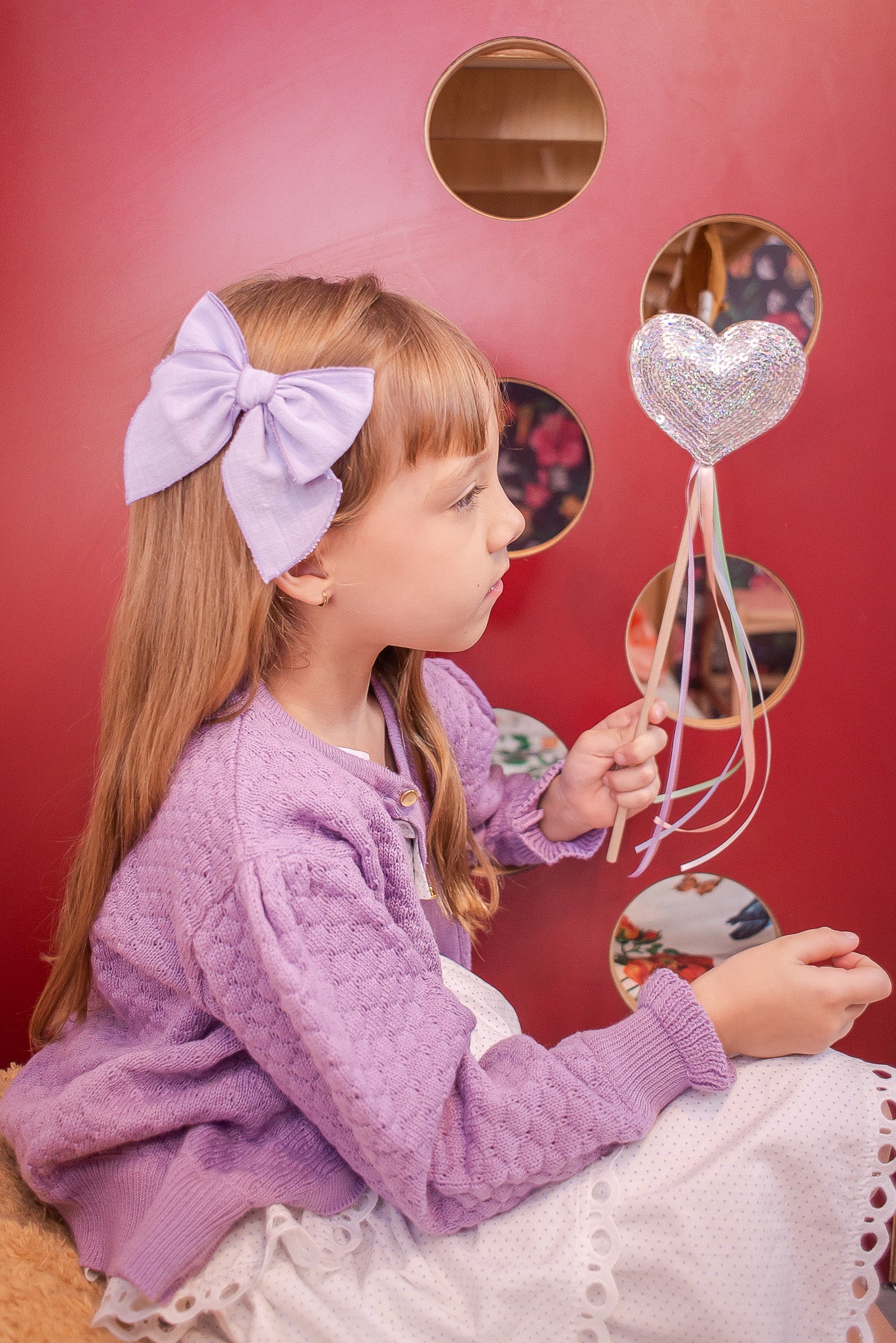 Laço Lola Lilla Sky | Unidade - Yoyo Bow Club