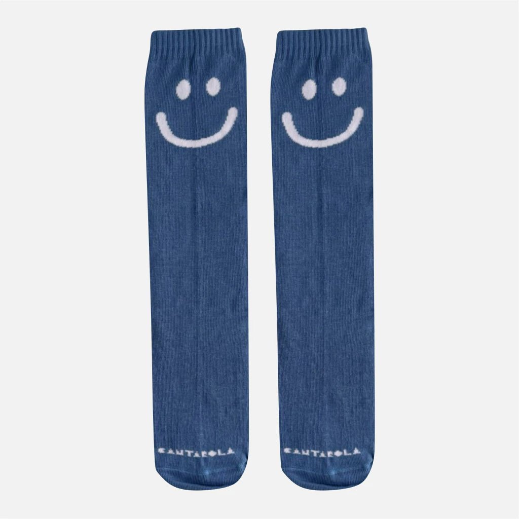Meia Felicidade Azul - Yoyo Bow Club