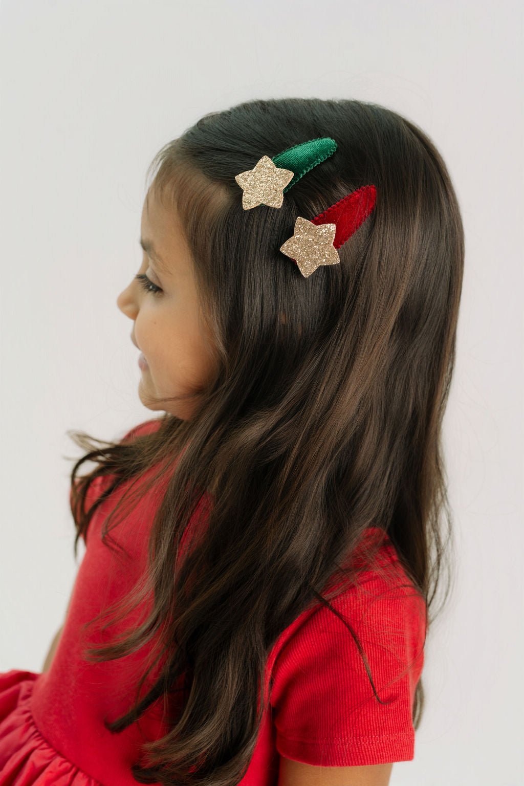 Tictac Veludo Estrela Glitter - Yoyo Bow Club