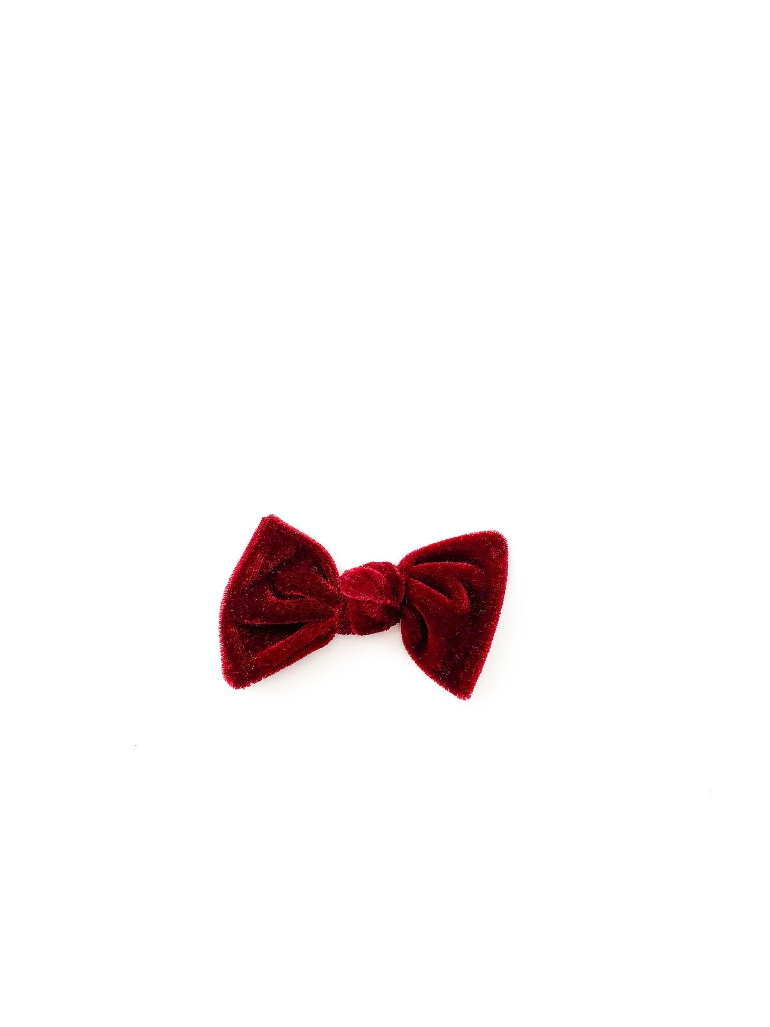 Laço Lili Veludo | Unidade - Yoyo Bow Club