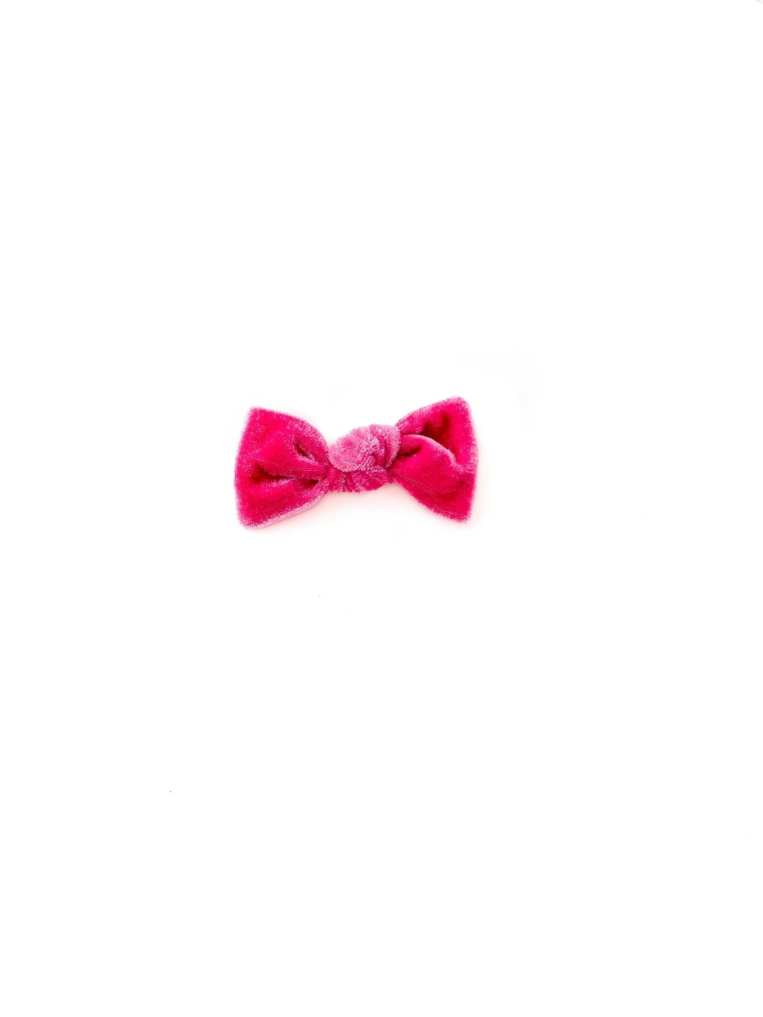 Laço Lili Veludo | Unidade - Yoyo Bow Club