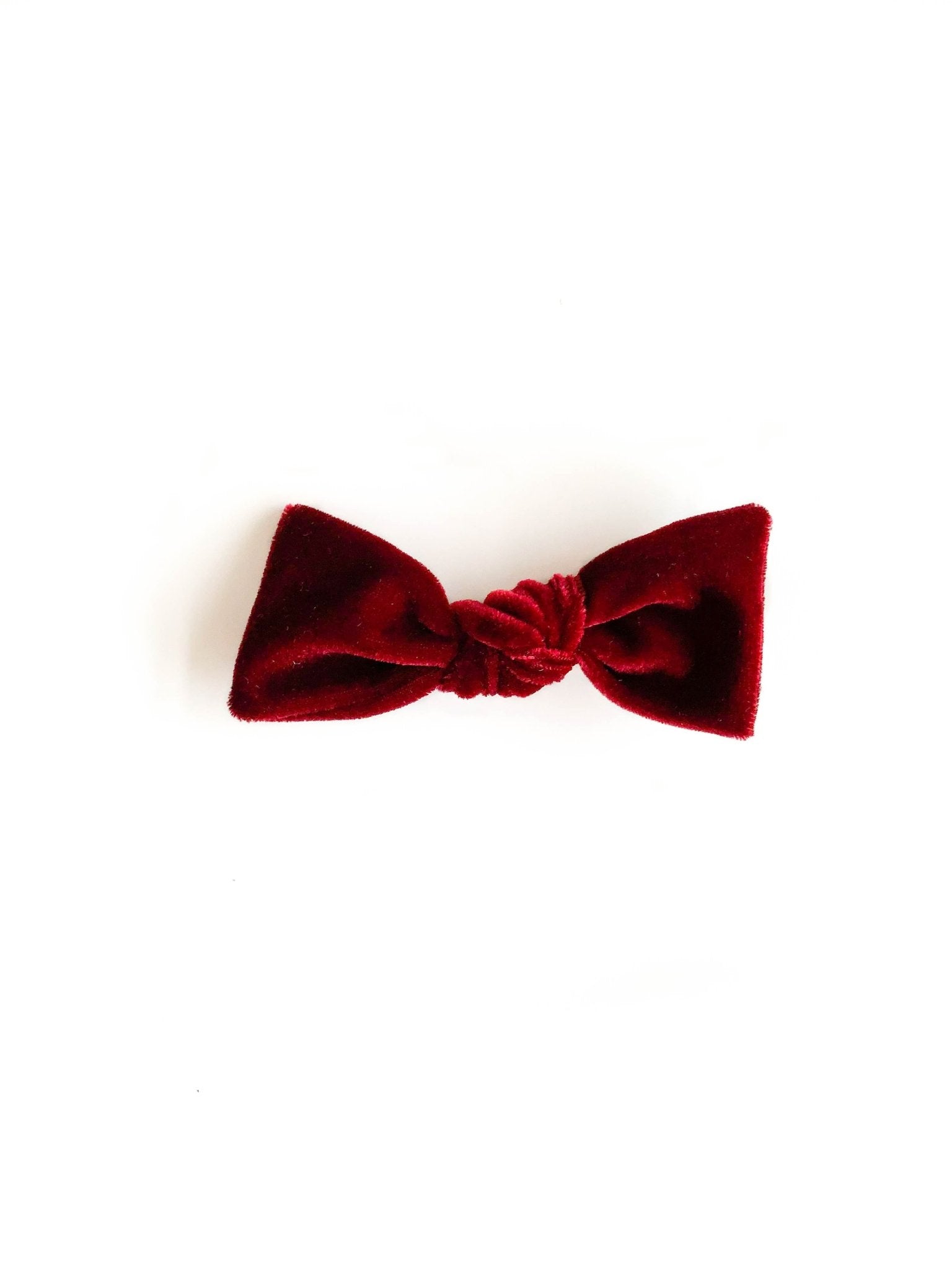 Laço Lili Veludo | Unidade - Yoyo Bow Club